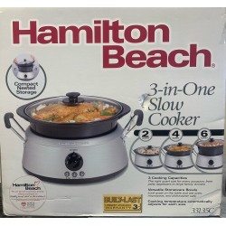 Hamilton Beach 3 in 1 Slow Cooker